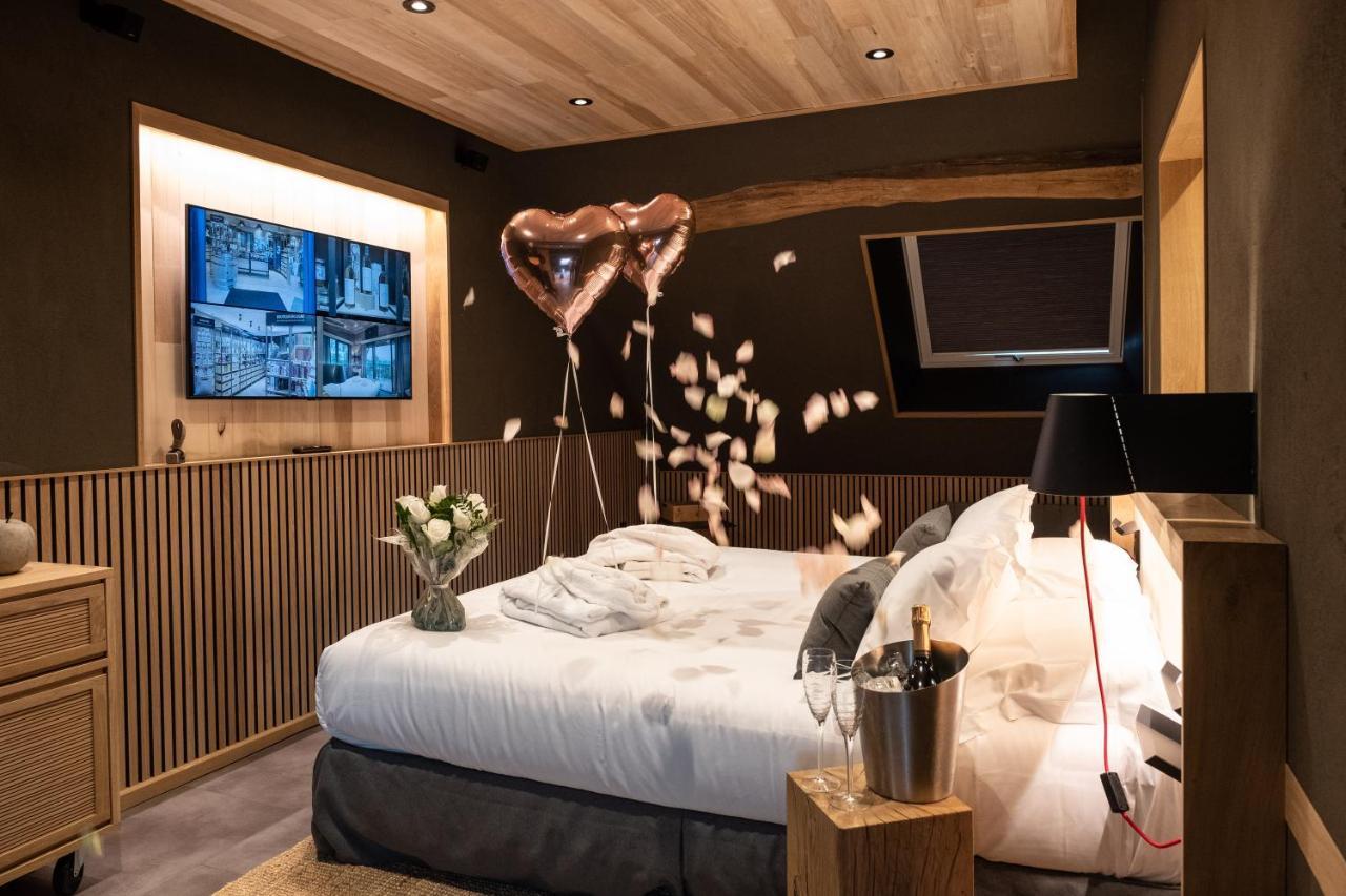 Le Studio Des Pres Verts Suite Design Avec Jacuzzi Privatif Jouey Ngoại thất bức ảnh